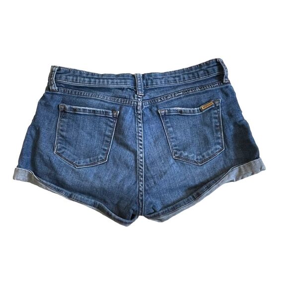 STS Blue Denim Short Shorts Cuffs, size 28 - Picture 3 of 7